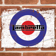 LAMBRETTA LOGO Metal Signs Man