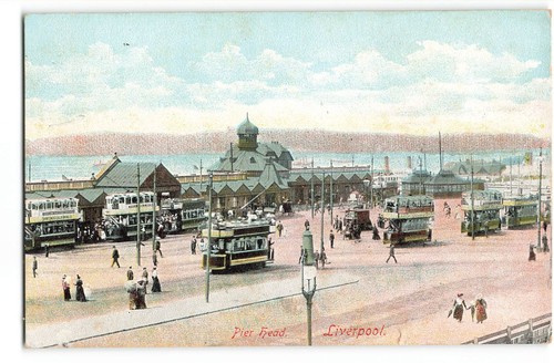 Pier head liverpool - liverpool, animated