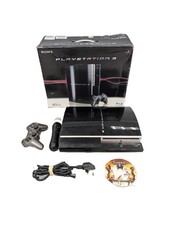 SONY PlayStation 3 PS3 Game Console 40GB Bundle Inc Controller Saints Row 2- H67