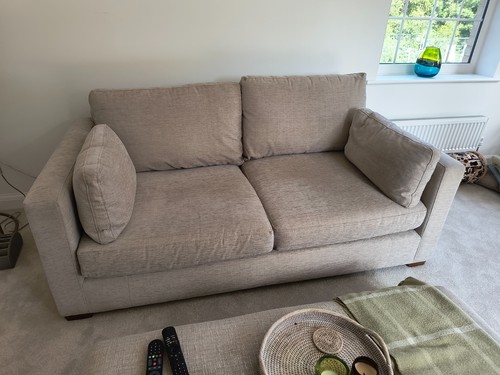 Beige 180cm sofa bolster - m&s,
