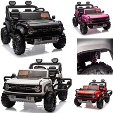 24V LICENSED Ford Bronco Two-Seater ELECTRIC RIDE ON CAR W/2.4G REMOTE Kid Gifts