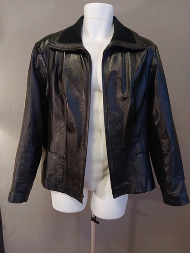 Coldwater creek black leather - creek,