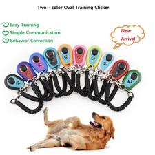 2 Pack Pet Dual Color Oval Dog
