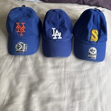 47 Brand Fitted Baseball Caps x4