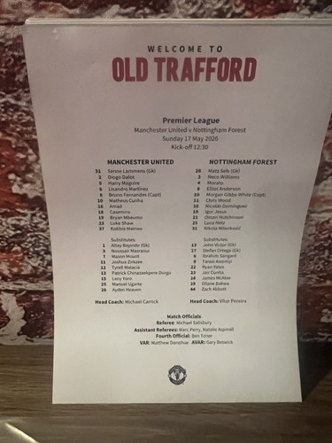 Manchester united nottingham - manchester, v