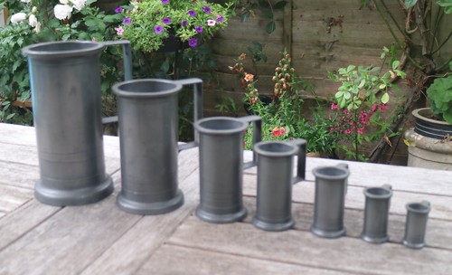 French antique lead graduated - french,
