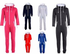 KIDS BOYS GIRLS PLAIN HOODED