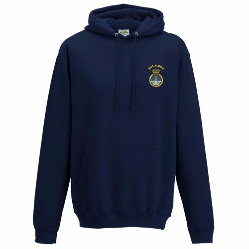 Official hms albion hoodie - official,