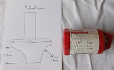 Titman 52mm 1/2" shank Bull