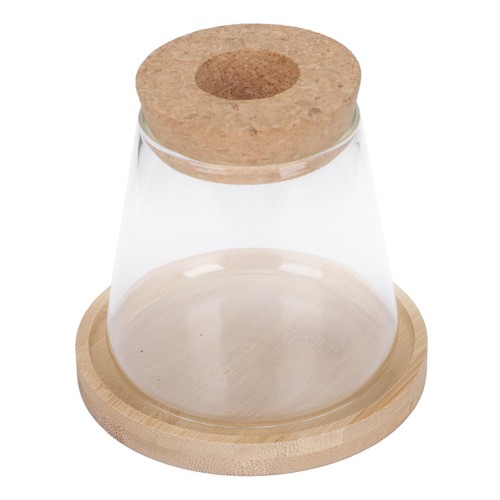 Brown wooden base hydroponic - base,