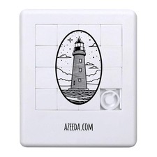 'Lighthouse Above The Sea' Sliding Puzzle (PZ00027427)