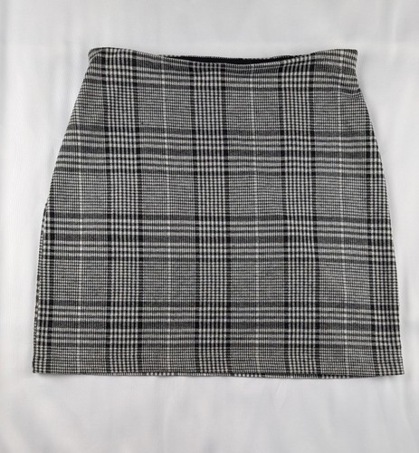 Womens grey check mini - h&m,