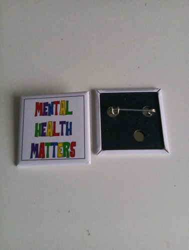 Mental health matters badge - mental,