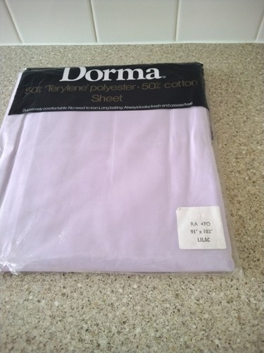 Dorma flat sheet - dorma, lilac