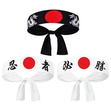  3 Pcs Japanese Hairband