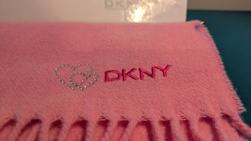 Dkny pink wool fringe - pink,