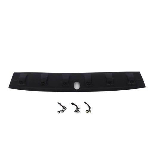 Front roof spoiler cap with - roof,