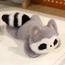 Gray Raccoon Plush Toy 6"