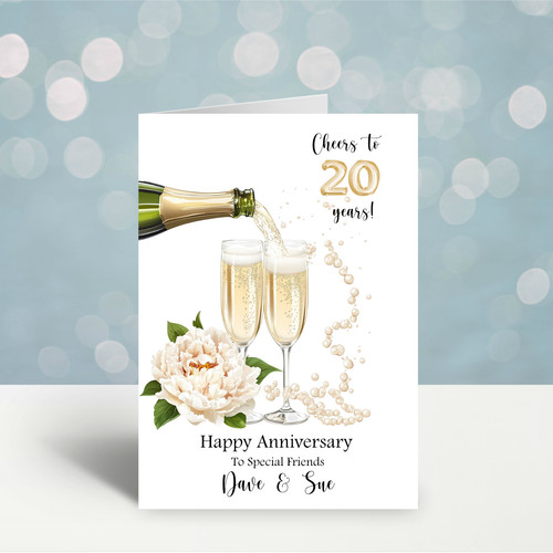 Personalised 20th wedding - 20th,
