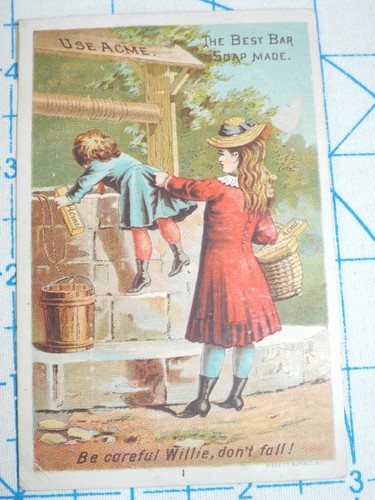 Vintage soap trade card - vintage,