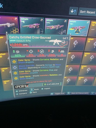 Borderlands modded level 1 - modded,