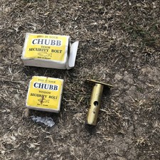 Chubb Window & Door Bolts: Brass