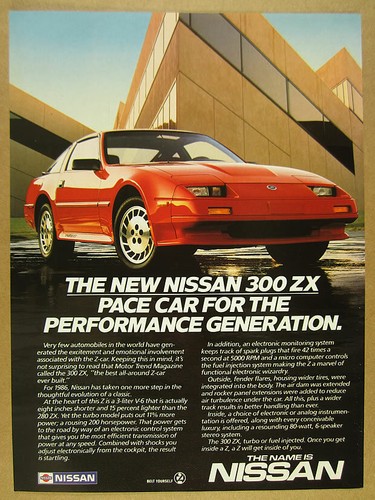 1986 nissan 300zx turbo red - 300zx,