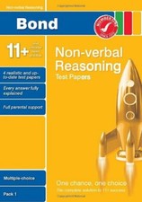 Bond 11+ Test Papers Non-Verbal Reasoning Multiple Choice Pack 1 (Bond Assessme