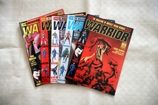 WARRIOR COMIC x 5  8-12 NUMBERS 