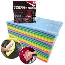 25 MICROFIBRE CLOTHS 40X40CM