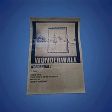 Oasis Wonderwall Music Poster