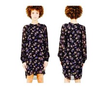 GANNI Womens Black Purple