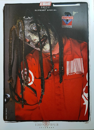 Slipknot corey taylor a4 - corey,