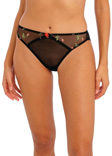 Freya rose blossom black brief - rose,
