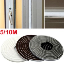 5/10M Draught Excluder Brush Pile Weather Seal Strip Insulation Door Window Tape