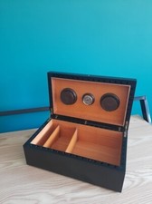 Vintage Savinelli Designed Humidor Cigar Case Tobbaco Box Smoking Pipe Storage