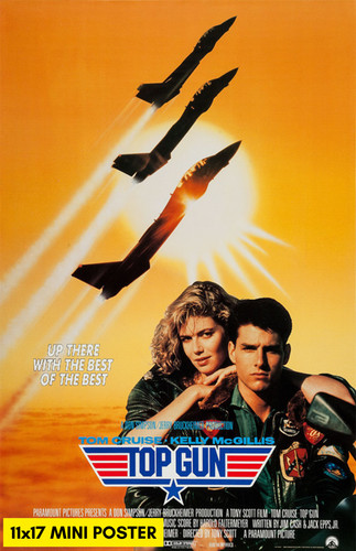 Top gun movie poster - (1986),