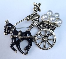 New Retro Gold Tone Enamel