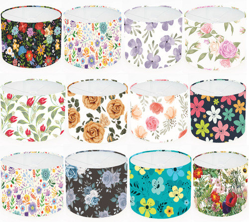 Floral flower lampshade 20cm - flower,