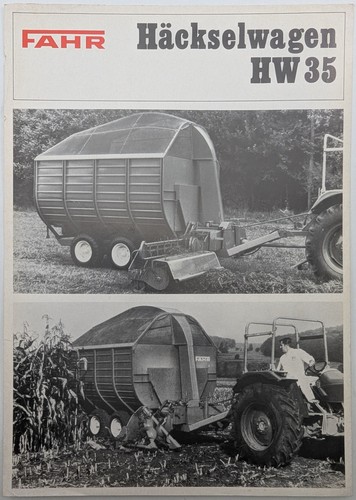 Vintage fahr hw35 forage - vintage,