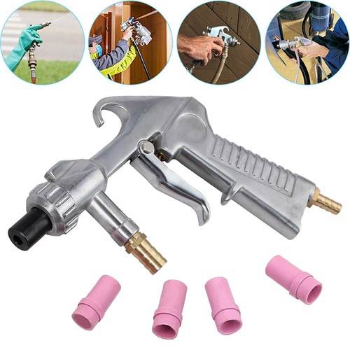 Sand blaster gun - sand, blasting