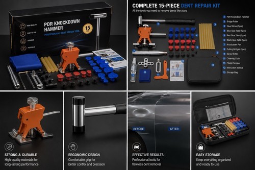 15pcs paintless dent repair - 15pcs,