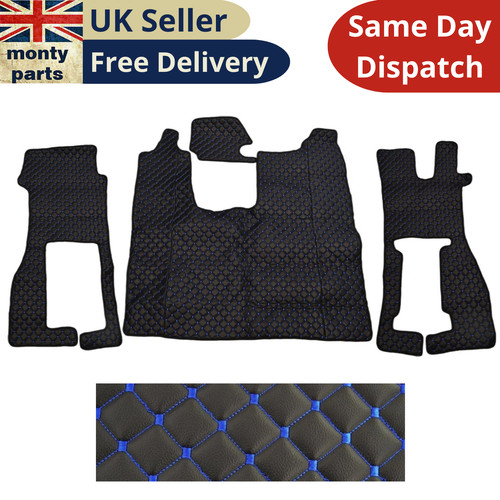 Eco leather floor mats black - eco,