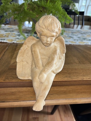 Vintage terracotta angel - vintage,