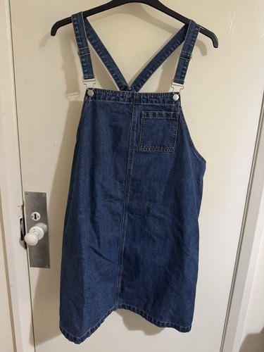 Blue denim dungaree - denim,