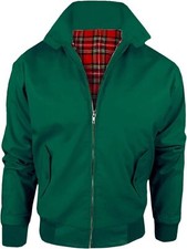 HARRINGTON JACKET MENS CLASSIC RETRO SCOOTER 1970'S VINTAGE BOMBER MOD COAT TOP