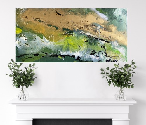Contemporary abstract acrylic - contemporary,
