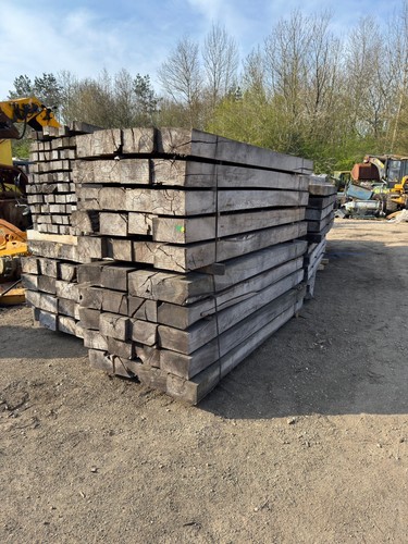 Long oak sleepers - 2.5m,