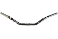 670mm Chrome Hise Riser Tourist Bike Handlebars North Road Style 100mm Rise 