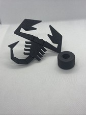 Abarth Rear Diffuser Scorpion Badge